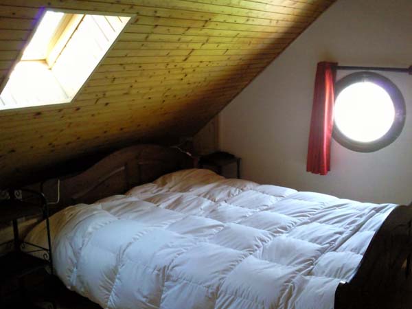 La chambre en mezzanine